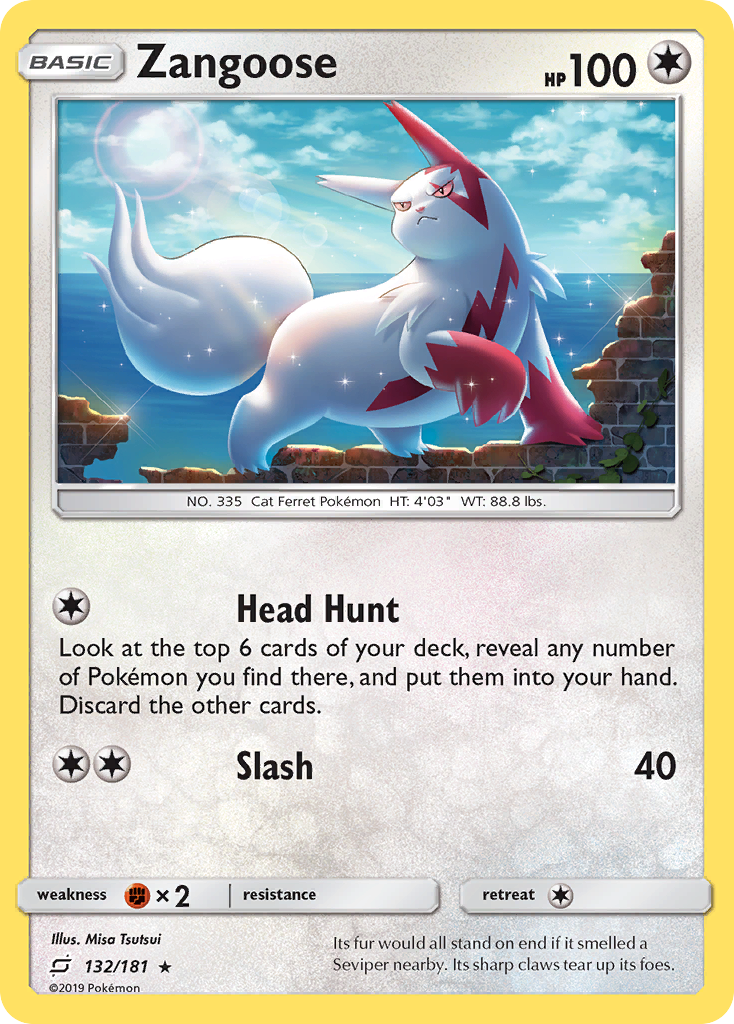 Zangoose (132/181) [Sun & Moon: Team Up] | Good Games Adelaide SA