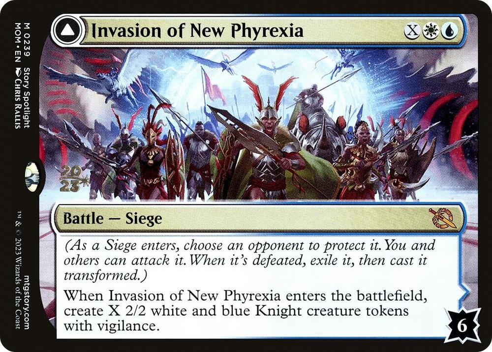 Invasion of New Phyrexia 239 (Prerelease Cards)  - Foil | Good Games Adelaide SA