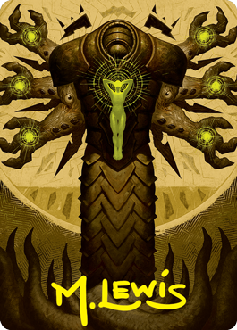 Inquisition of Kozilek Art Card (Gold-Stamped Signature) [Strixhaven: School of Mages Art Series] | Good Games Adelaide SA