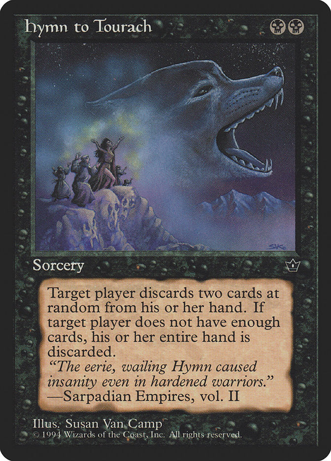 Hymn to Tourach (Susan Van Camp) [Fallen Empires] | Good Games Adelaide SA