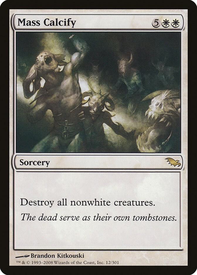 Mass Calcify 12 (Shadowmoor)  - Foil | Good Games Adelaide SA