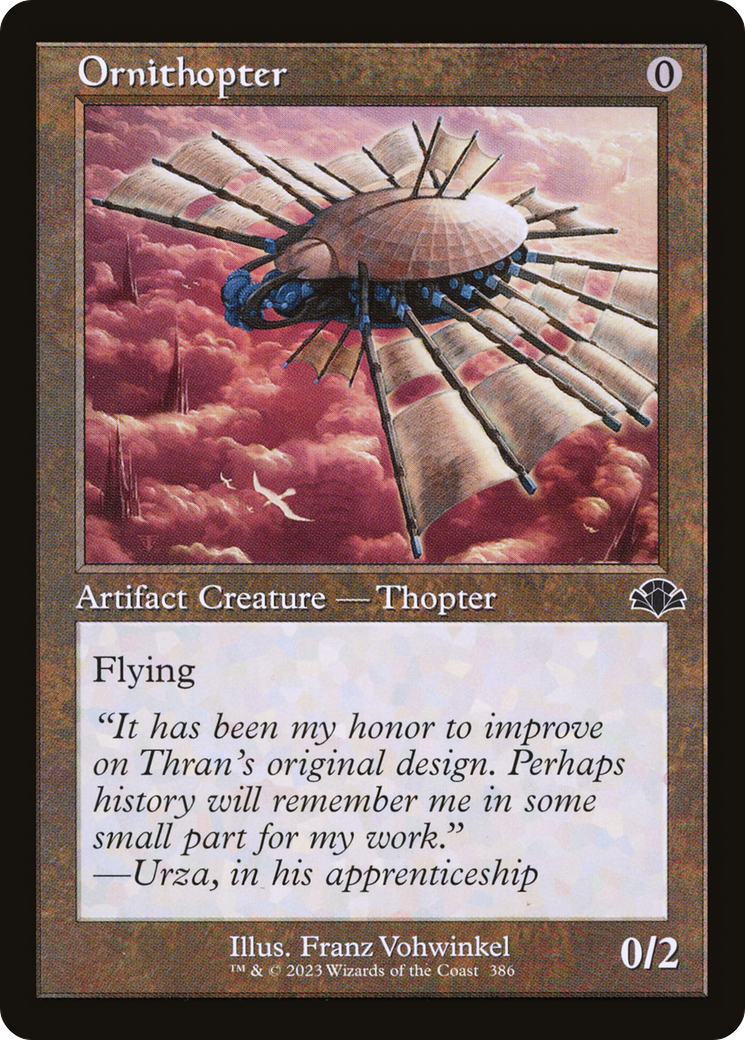 Ornithopter (Retro) [Dominaria Remastered] | Good Games Adelaide SA