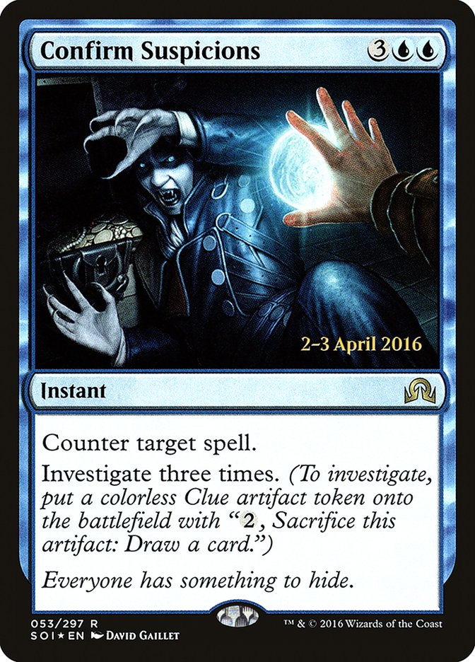 Confirm Suspicions [Shadows over Innistrad Promos] | Good Games Adelaide SA