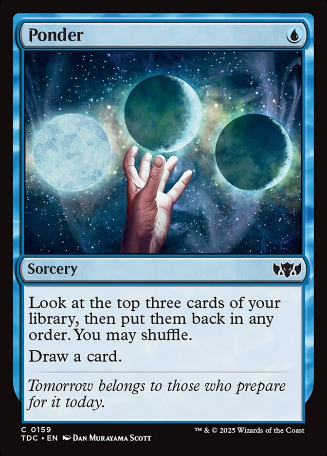 Ponder 159 (Commander: Tarkir: Dragonstorm)  | Good Games Adelaide SA