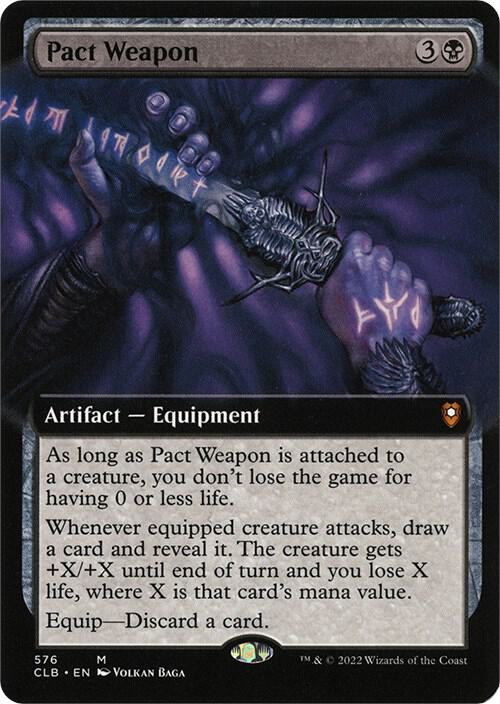 Pact Weapon Extended Art 576 (Commander Legends: Battle for Baldur's Gate)  - Foil | Good Games Adelaide SA