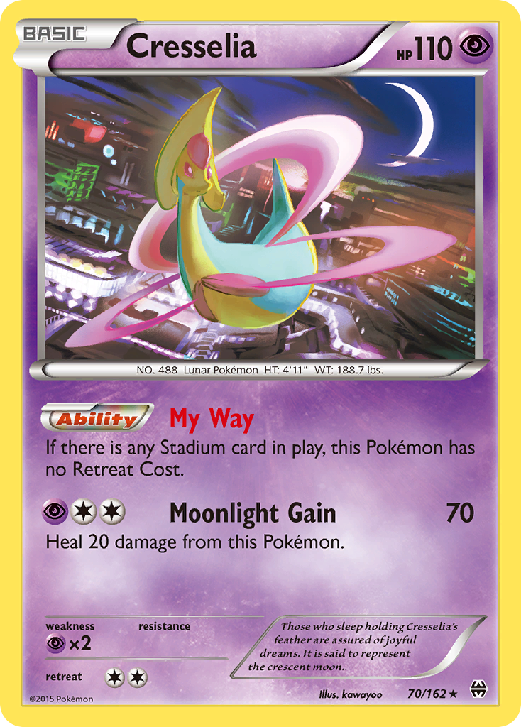 Cresselia (70/162) [XY: BREAKthrough] | Good Games Adelaide SA