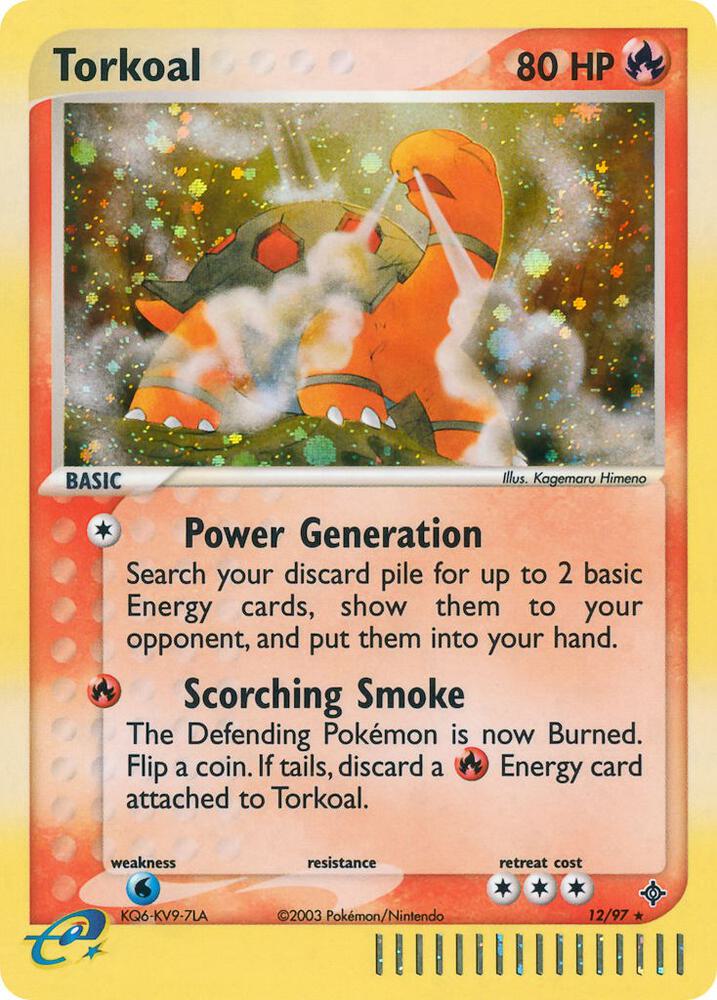 Torkoal 12/97 (Dragon)  - Holofoil | Good Games Adelaide SA