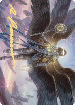 Angel of Destiny Art Card Gold Stamped Signature 37 (Art Series: Zendikar Rising)  | Good Games Adelaide SA