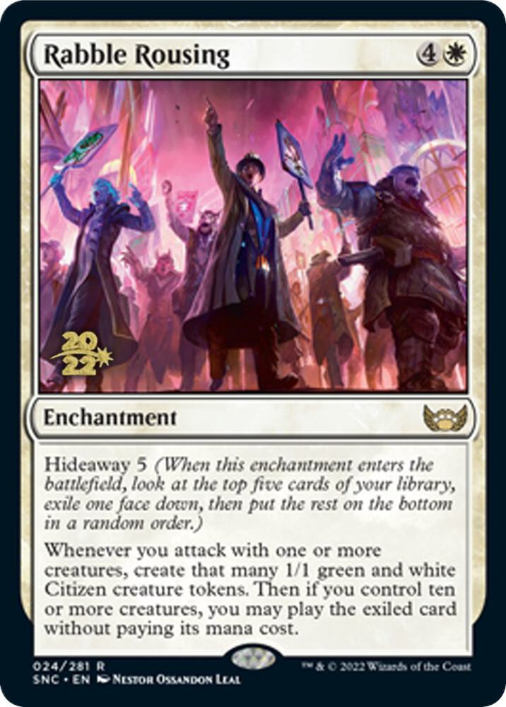 Rabble Rousing 24 (Prerelease Cards)  - Foil | Good Games Adelaide SA