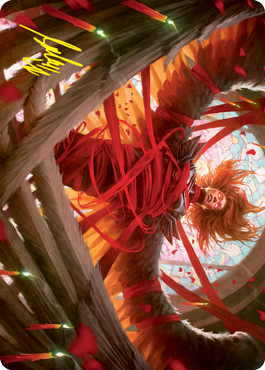 Sigarda's Imprisonment Art Card (Gold-Stamped Signature) [Innistrad: Crimson Vow Art Series] | Good Games Adelaide SA