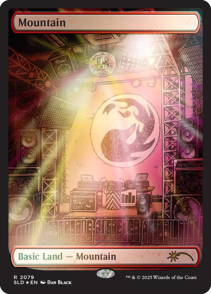Mountain 2079 Rainbow Foil 2079 (Secret Lair Drop Series)  - Foil | Good Games Adelaide SA