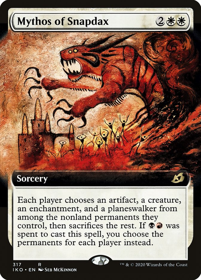 Mythos of Snapdax (Extended Art) [Ikoria: Lair of Behemoths] | Good Games Adelaide SA