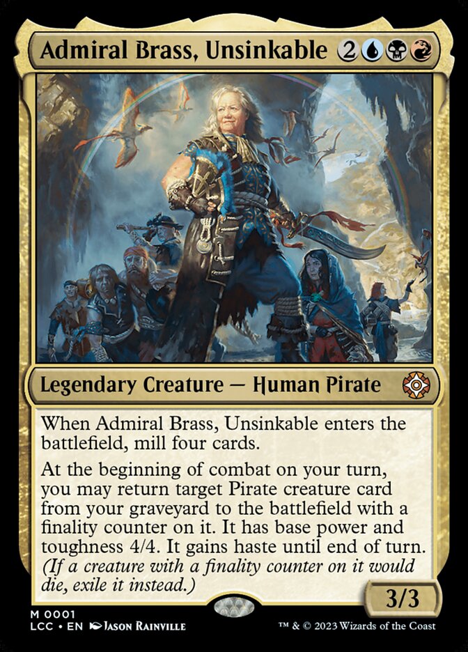 Admiral Brass, Unsinkable 1 (Commander: The Lost Caverns of Ixalan)  | Good Games Adelaide SA