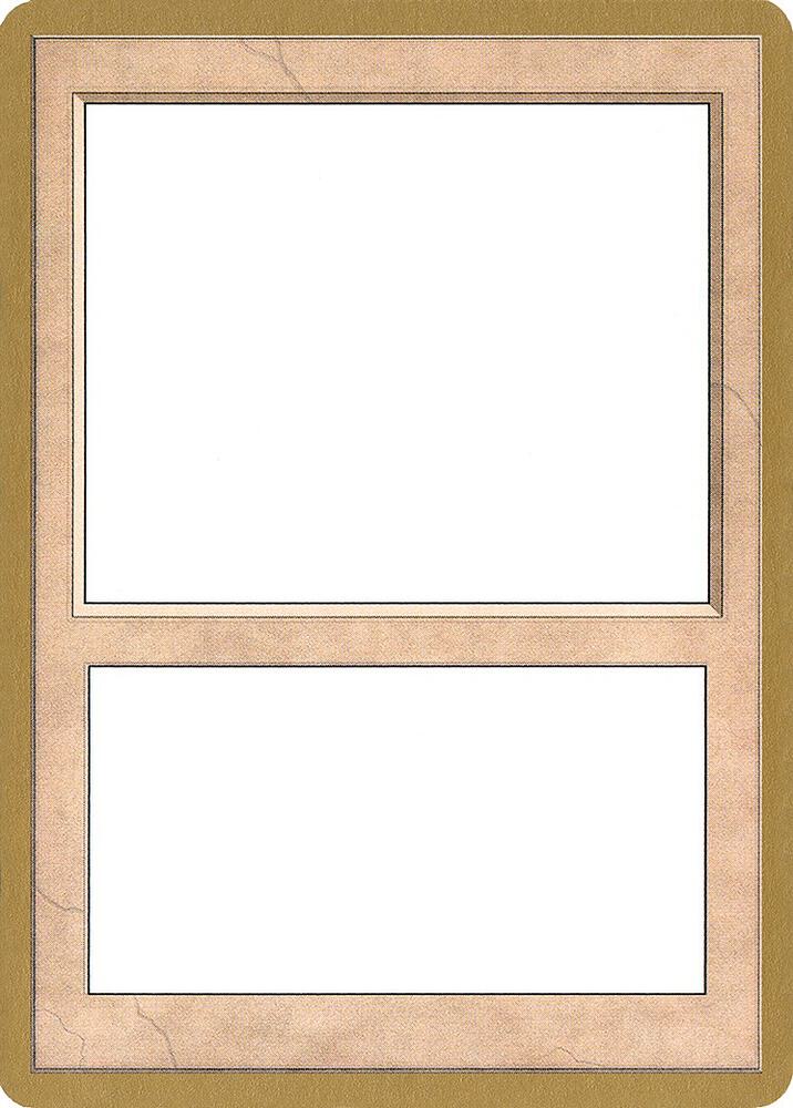 1996 World Championship Blank Card  (World Championship Decks)  | Good Games Adelaide SA
