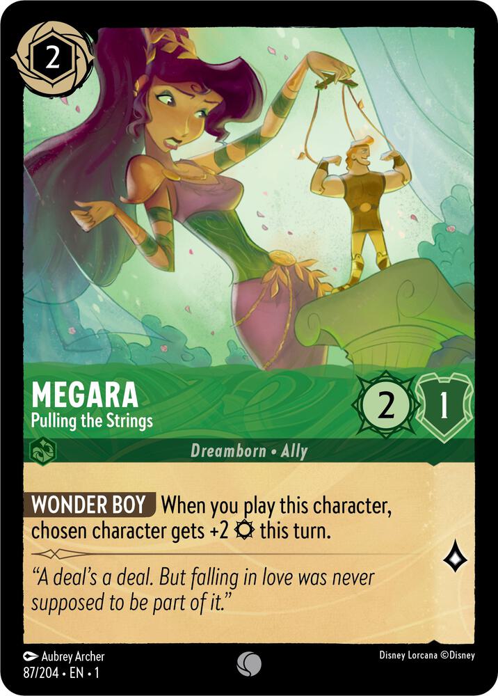 Megara Pulling the Strings 87/204 (The First Chapter)  - Cold Foil | Good Games Adelaide SA