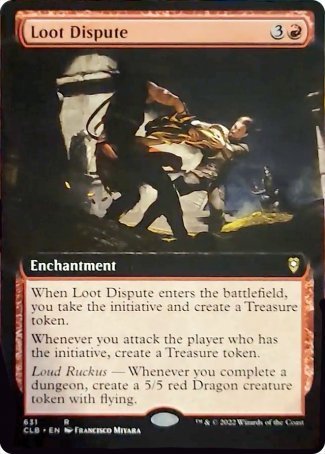 Loot Dispute (Extended Art) [Commander Legends: Battle for Baldur's Gate] | Good Games Adelaide SA