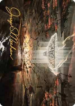 Urzas Sylex Art Card Gold Stamped Signature 7 (Art Series: The Brothers' War)  | Good Games Adelaide SA