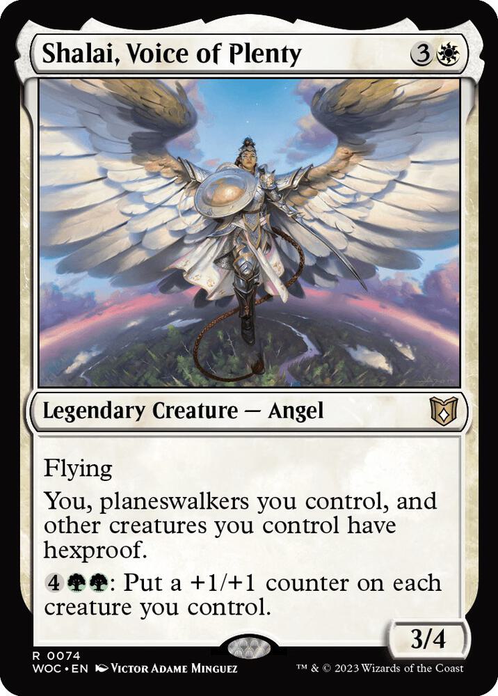 Shalai, Voice of Plenty 74 (Commander: Wilds of Eldraine)  | Good Games Adelaide SA