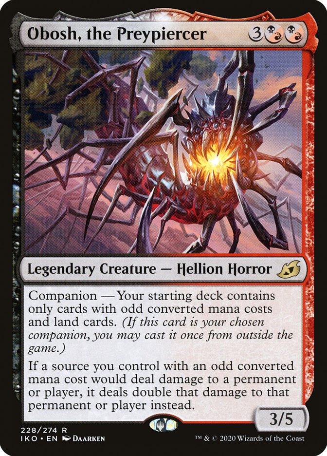 Obosh, the Preypiercer 228 (Ikoria: Lair of Behemoths)  - Foil | Good Games Adelaide SA
