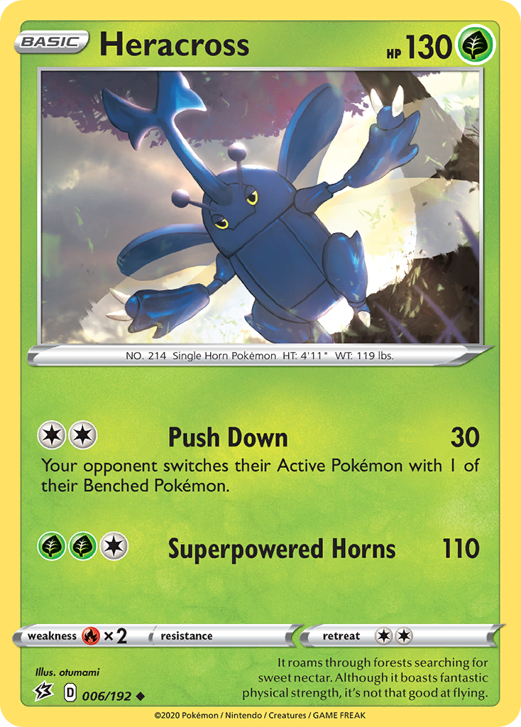 Heracross (006/192) [Sword & Shield: Rebel Clash] | Good Games Adelaide SA
