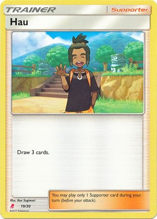 Hau (19/30) [Sun & Moon: Trainer Kit - Lycanroc] | Good Games Adelaide SA