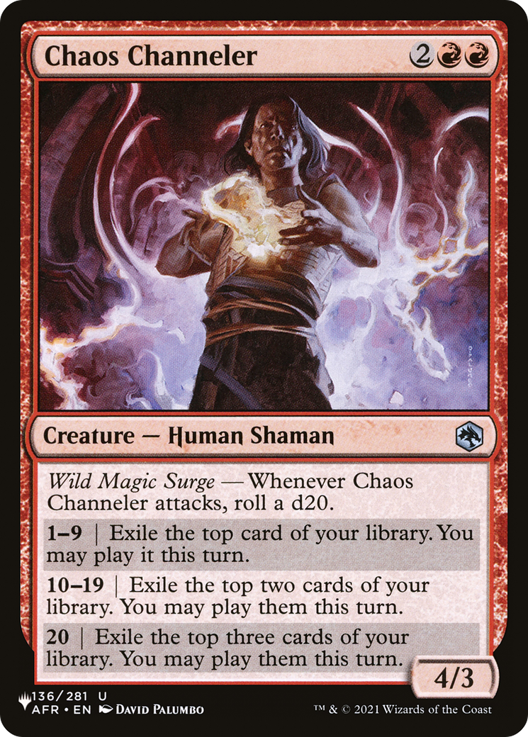 Chaos Channeler [The List Reprints] | Good Games Adelaide SA
