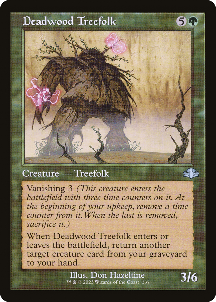 Deadwood Treefolk (Retro) [Dominaria Remastered] | Good Games Adelaide SA