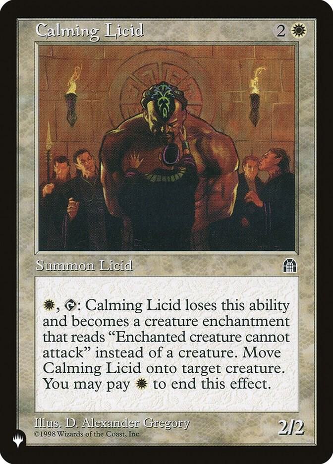 Calming Licid  (The List Reprints)  | Good Games Adelaide SA