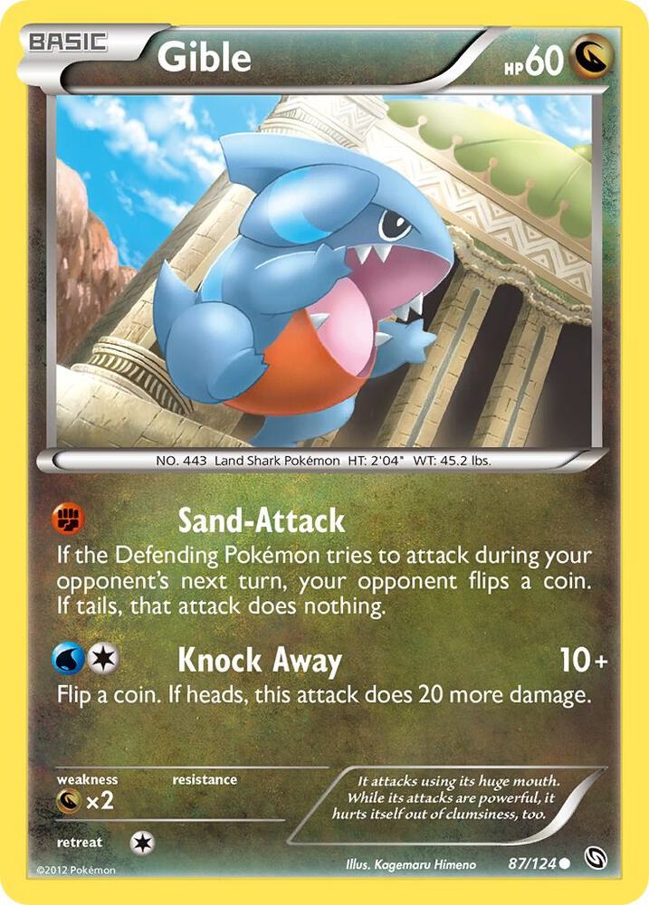 Gible 87/124 (Dragons Exalted)  | Good Games Adelaide SA