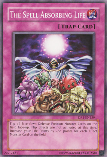 The Spell Absorbing Life [DR1-EN159] Common | Good Games Adelaide SA