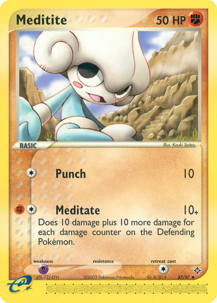 Meditite 37/97 (Dragon)  - Reverse Holofoil | Good Games Adelaide SA