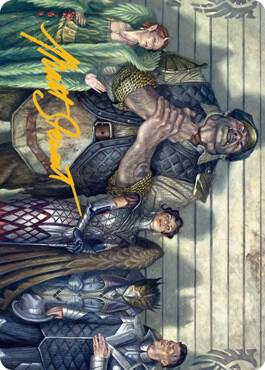 Rogues Gallery Art Card Gold Stamped Signature 17 (Art Series: Streets of New Capenna)  | Good Games Adelaide SA