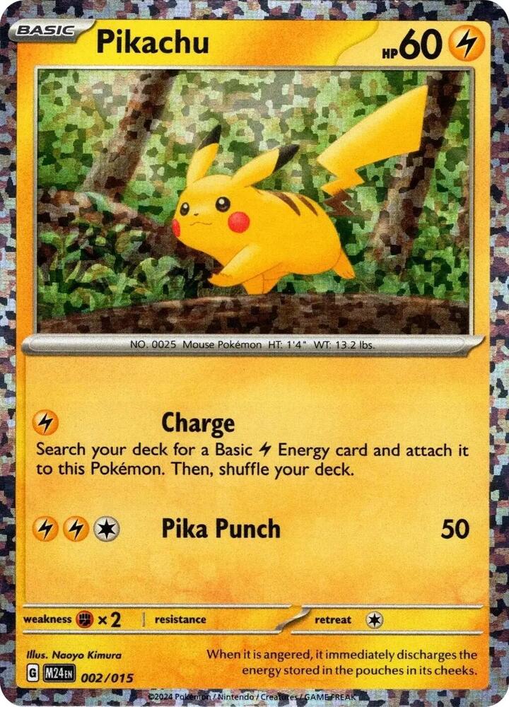 Pikachu 002/015 (McDonald's Promos 2024)  - Holofoil | Good Games Adelaide SA