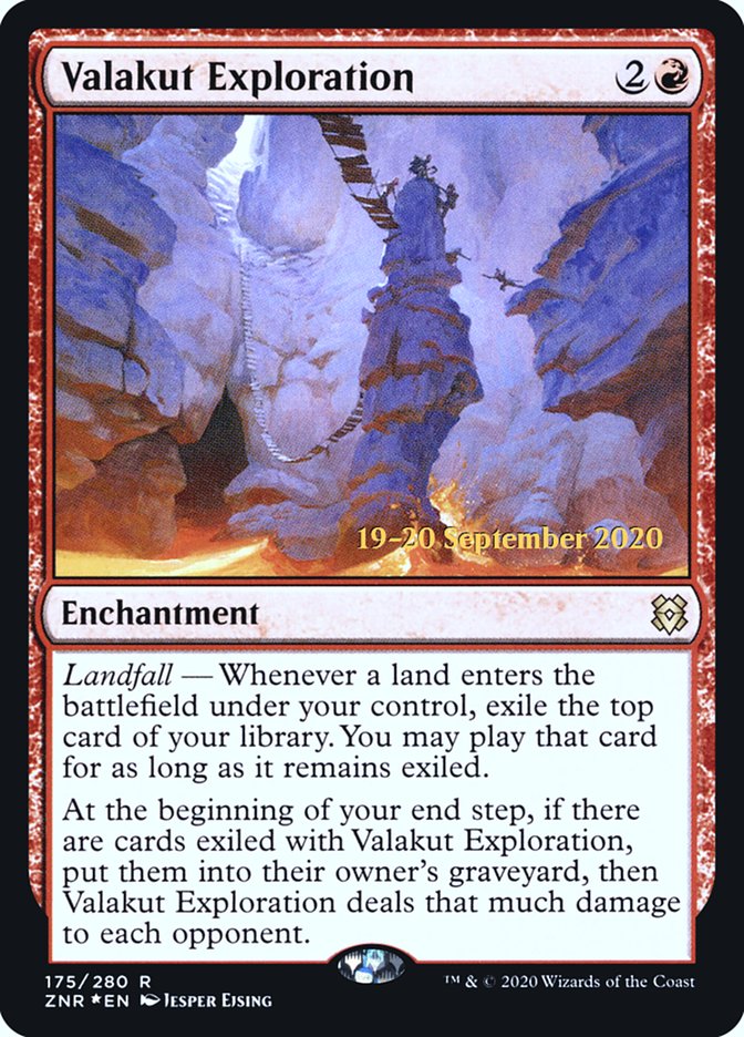 Valakut Exploration  [Zendikar Rising Prerelease Promos] | Good Games Adelaide SA
