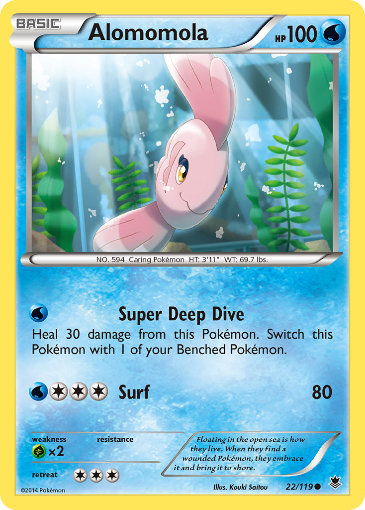 Alomomola (22/119) [XY: Phantom Forces] | Good Games Adelaide SA