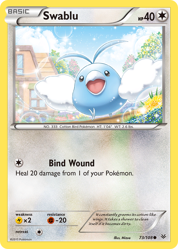 Swablu (73/108) [XY: Roaring Skies] | Good Games Adelaide SA