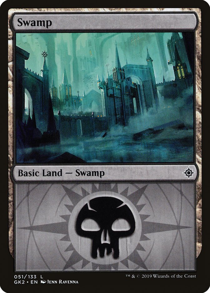 Swamp (51) [Ravnica Allegiance Guild Kit] | Good Games Adelaide SA
