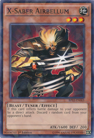 X-Saber Airbellum [BP03-EN063] Shatterfoil Rare | Good Games Adelaide SA