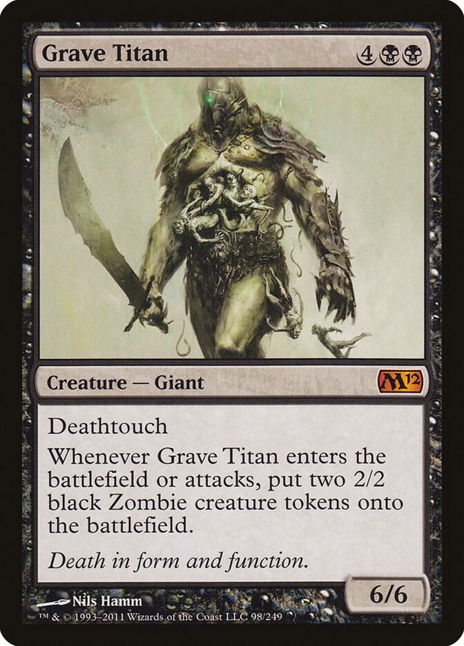 Grave Titan 98 (Magic 2012 (M12))  - Foil | Good Games Adelaide SA
