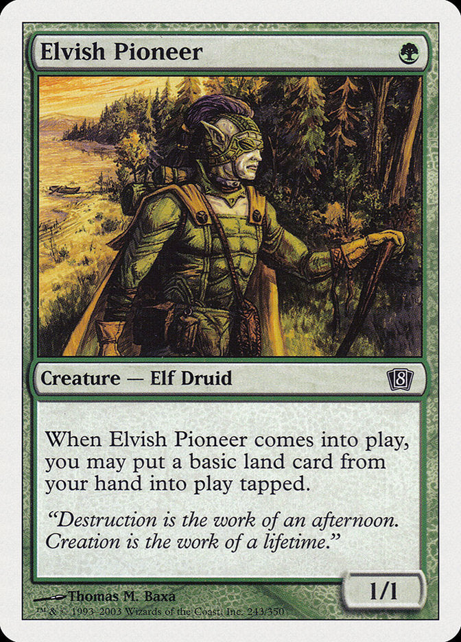 Elvish Pioneer 243 (8th Edition)  | Good Games Adelaide SA