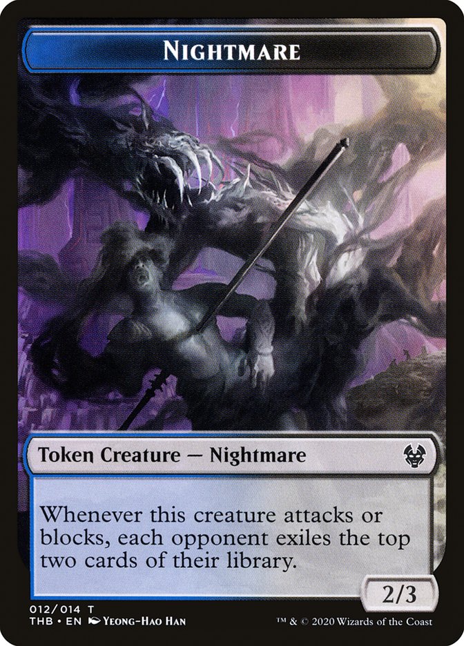 Nightmare Token [Theros Beyond Death] | Good Games Adelaide SA