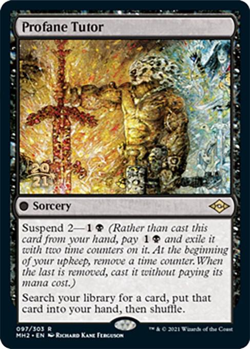 Profane Tutor 97 (Prerelease Cards)  - Foil | Good Games Adelaide SA