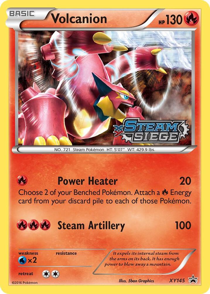 Volcanion XY Steam Siege Prerelease XY145 (XY Promos)  - Holofoil | Good Games Adelaide SA