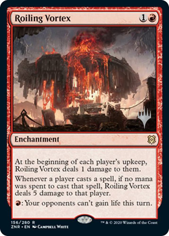 Roiling Vortex 156 (Promo Pack: Zendikar Rising)  | Good Games Adelaide SA