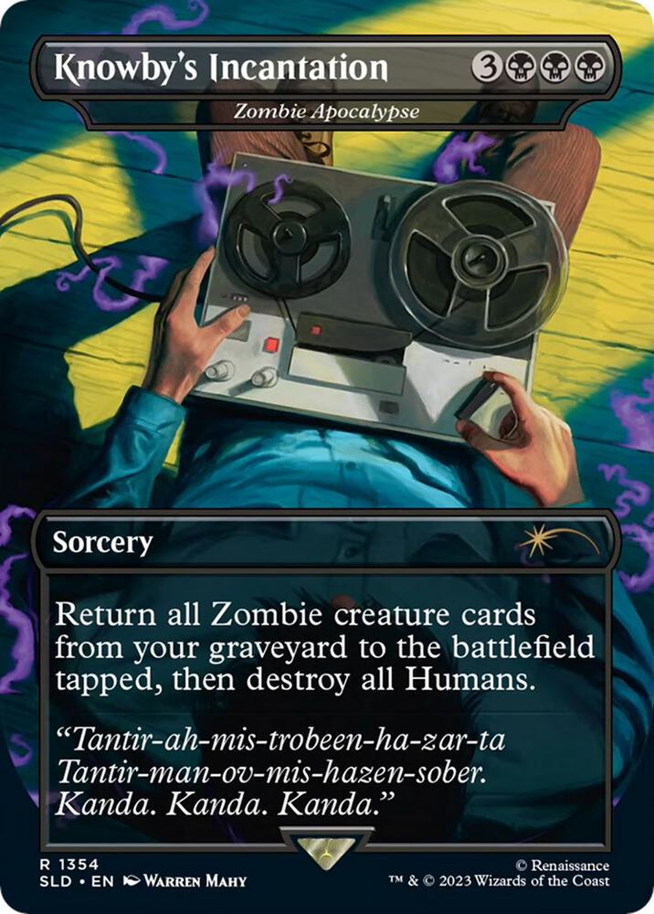 Knowbys Incantation Zombie Apocalypse 1354 (Secret Lair Drop Series)  | Good Games Adelaide SA