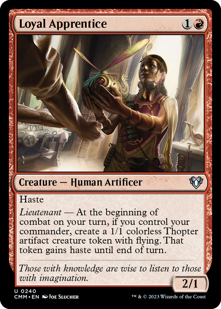 Loyal Apprentice [Commander Masters] | Good Games Adelaide SA