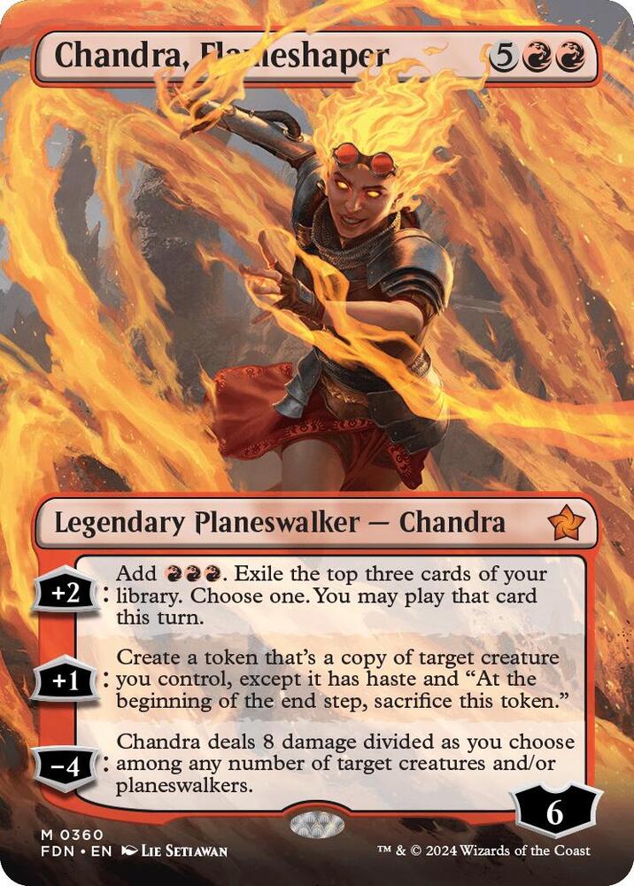 Chandra, Flameshaper 360 (Foundations)  - Foil | Good Games Adelaide SA