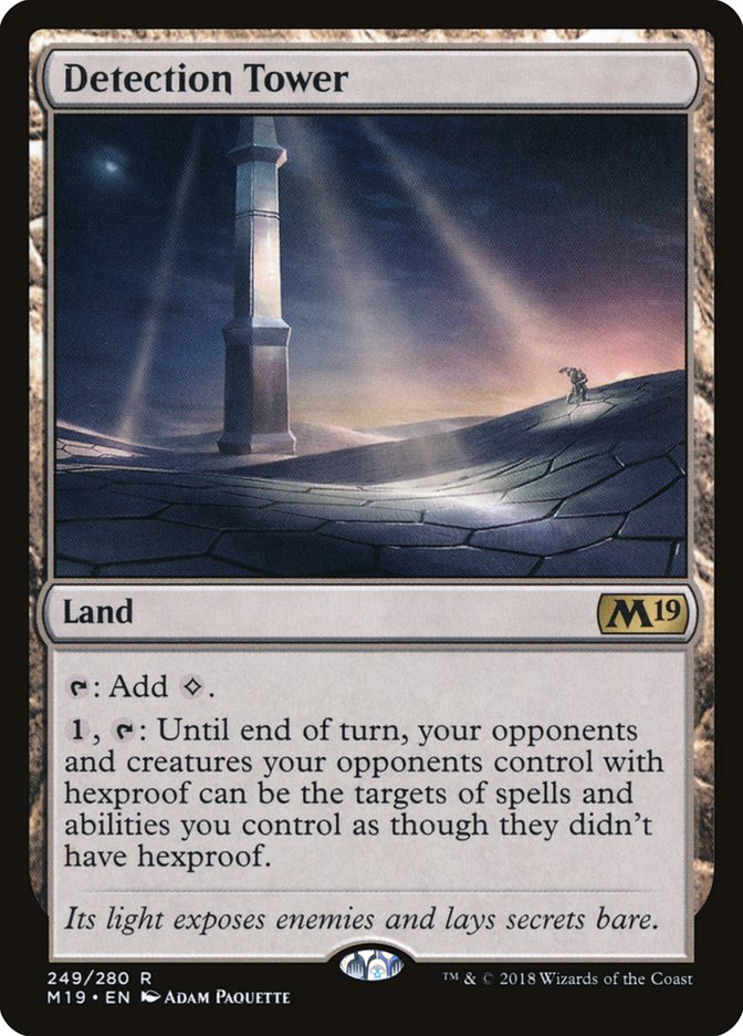 Detection Tower 249 (Core Set 2019)  - Foil | Good Games Adelaide SA
