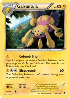 Galvantula 27 119 XY Phantom Forces 027/119 (Deck Exclusives)  - Holofoil | Good Games Adelaide SA