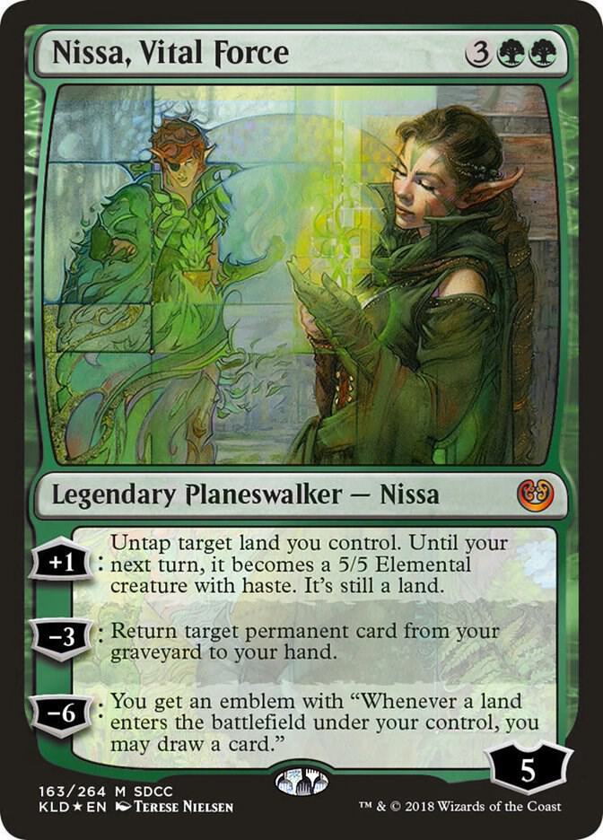Nissa Vital Force 163 (Media Promos)  - Foil | Good Games Adelaide SA